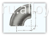 Отвод под сварку встык SR ASTM A403 WP304H Стальные трубные фитинги 3